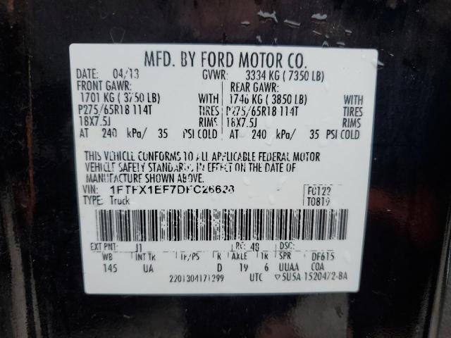 Photo 11 VIN: 1FTFX1EF7DFC26628 - FORD F-150 