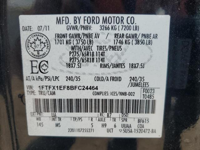 Photo 12 VIN: 1FTFX1EF8BFC24464 - FORD F150 SUPER 