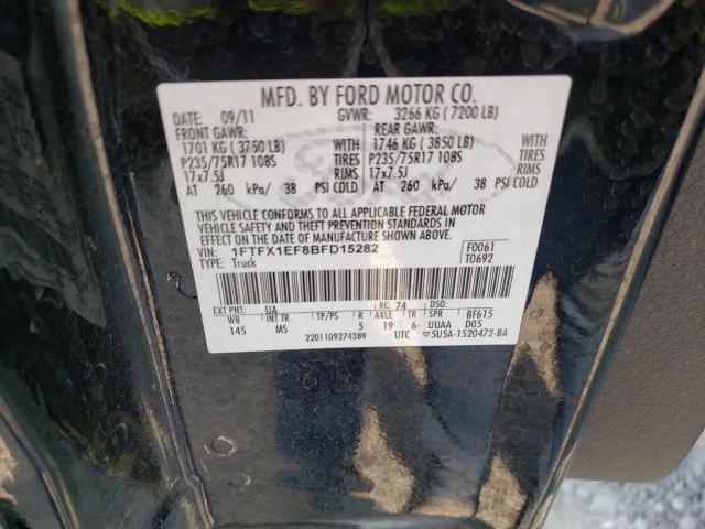 Photo 11 VIN: 1FTFX1EF8BFD15282 - FORD F150 SUPER 