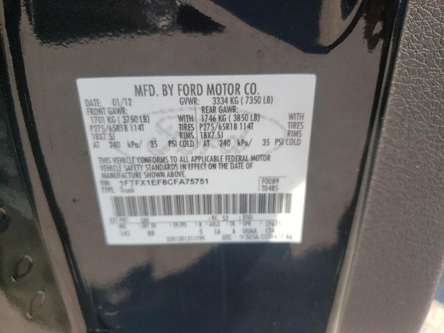 Photo 11 VIN: 1FTFX1EF8CFA75751 - FORD F150 SUPER 