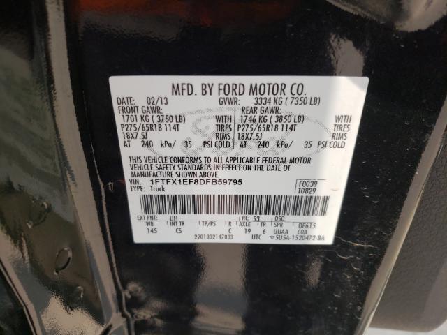 Photo 9 VIN: 1FTFX1EF8DFB59795 - FORD F150 SUPER 