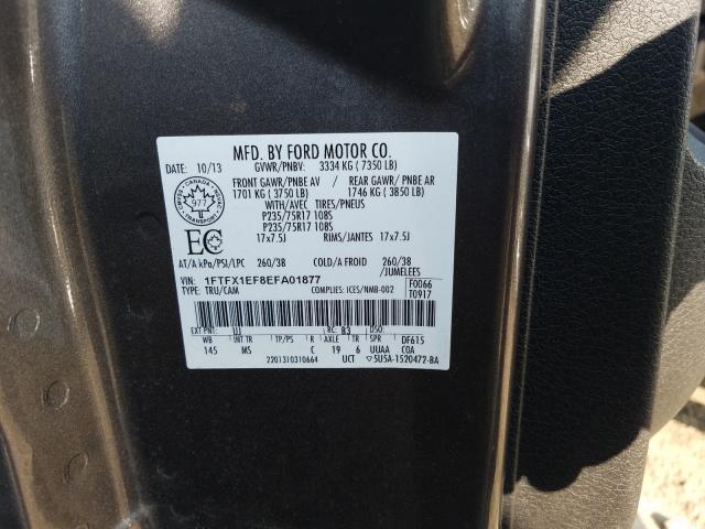 Photo 9 VIN: 1FTFX1EF8EFA01877 - FORD F150 SUPER 