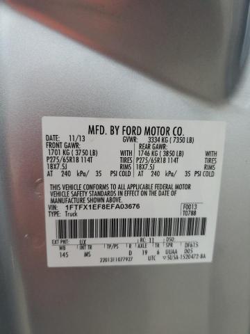 Photo 12 VIN: 1FTFX1EF8EFA03676 - FORD F150 SUPER 