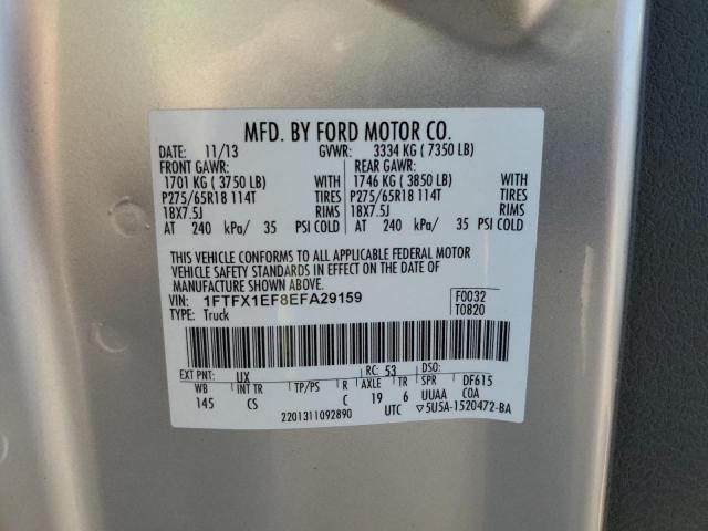 Photo 11 VIN: 1FTFX1EF8EFA29159 - FORD F150 SUPER 