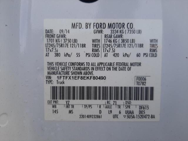 Photo 11 VIN: 1FTFX1EF8EKF80490 - FORD F150 SUPER 