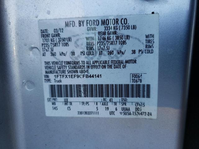 Photo 11 VIN: 1FTFX1EF9CFB44141 - FORD F150 SUPER 