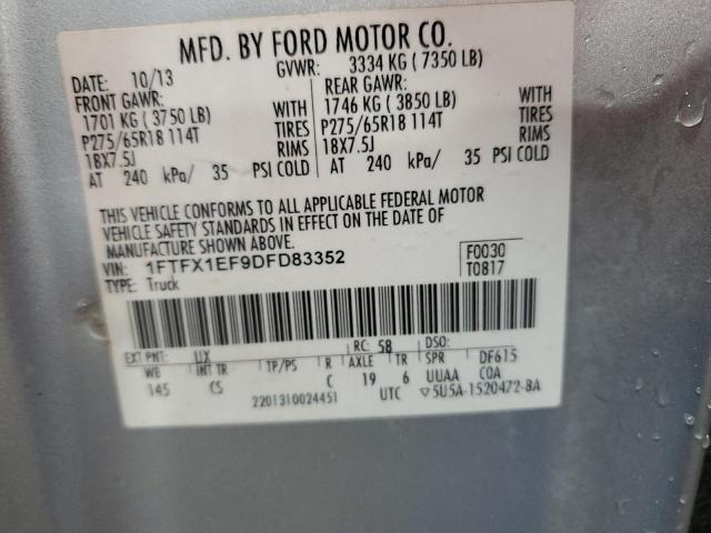 Photo 12 VIN: 1FTFX1EF9DFD83352 - FORD F-150 