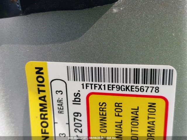 Photo 8 VIN: 1FTFX1EF9GKE56778 - FORD F-150 