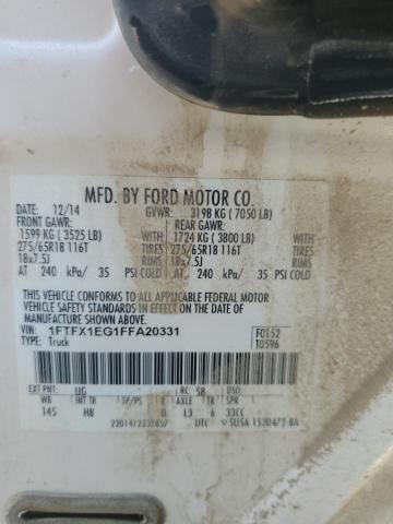 Photo 11 VIN: 1FTFX1EG1FFA20331 - FORD F150 SUPER 