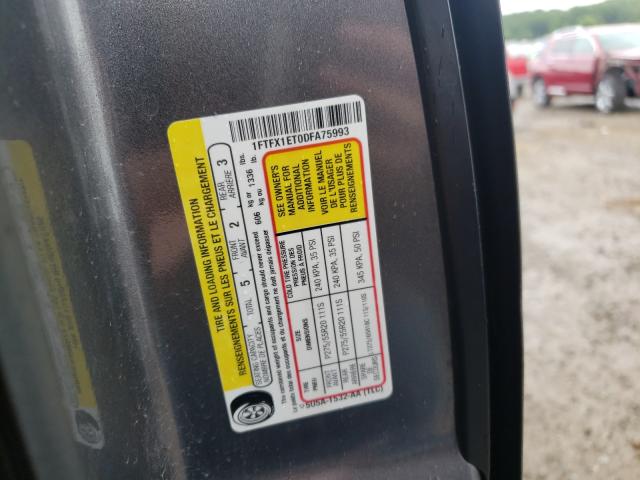 Photo 9 VIN: 1FTFX1ET0DFA75993 - FORD F150 SUPER 