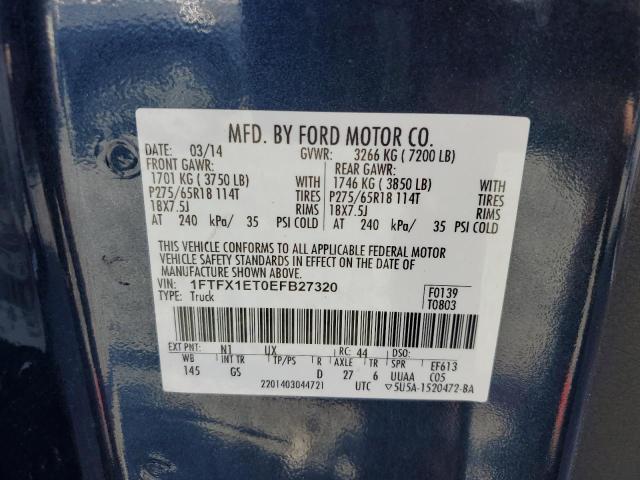 Photo 11 VIN: 1FTFX1ET0EFB27320 - FORD F150 SUPER 