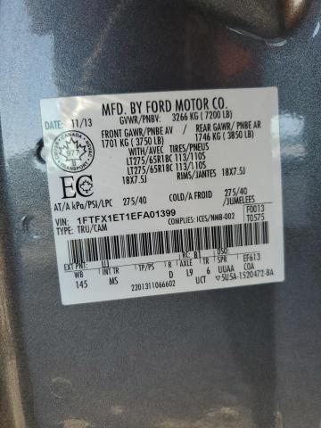 Photo 11 VIN: 1FTFX1ET1EFA01399 - FORD F150 SUPER 