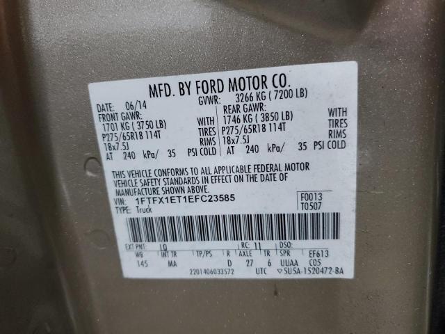 Photo 11 VIN: 1FTFX1ET1EFC23585 - FORD F150 SUPER 