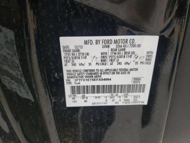 Photo 11 VIN: 1FTFX1ET5EFA54994 - FORD F150 SUPER 