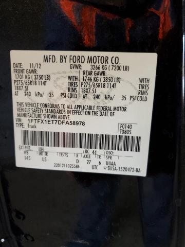 Photo 11 VIN: 1FTFX1ET7DFA58978 - FORD F-150 