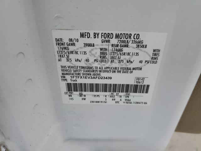 Photo 11 VIN: 1FTFX1EV3AFD23439 - FORD F150 SUPER 