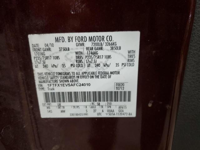 Photo 11 VIN: 1FTFX1EV5AFC24010 - FORD F150 SUPER 