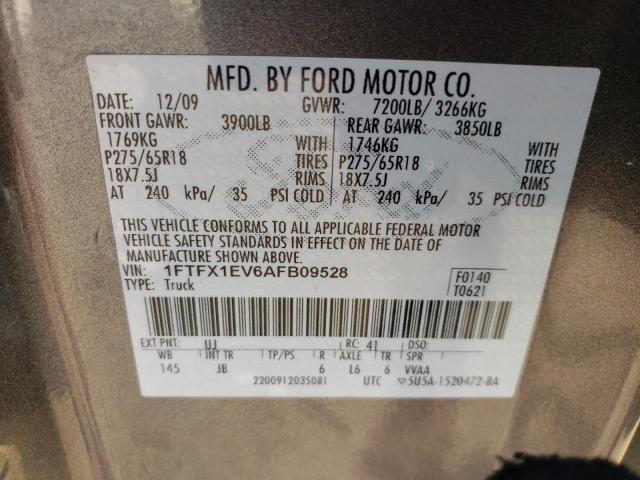 Photo 12 VIN: 1FTFX1EV6AFB09528 - FORD F150 SUPER 