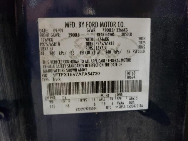 Photo 11 VIN: 1FTFX1EV7AFA54720 - FORD F-150 