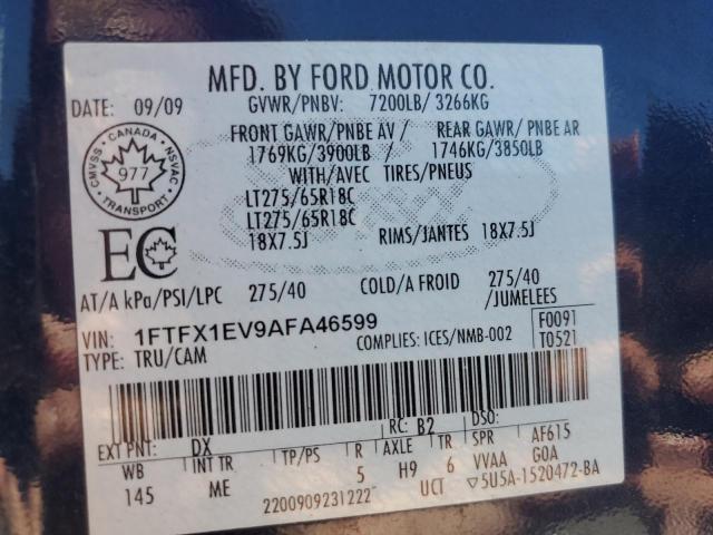 Photo 11 VIN: 1FTFX1EV9AFA46599 - FORD F-150 