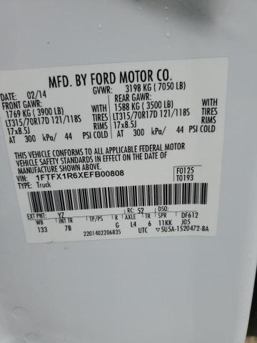 Photo 12 VIN: 1FTFX1R6XEFB00808 - FORD F150 