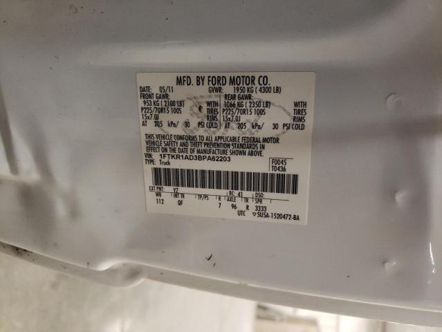 Photo 11 VIN: 1FTKR1AD3BPA62203 - FORD RANGER 