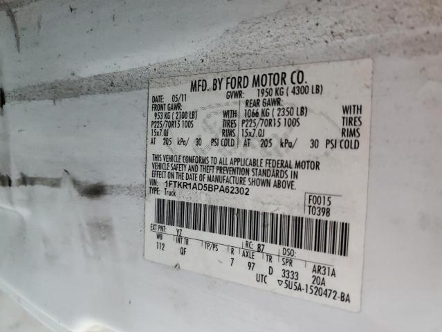 Photo 11 VIN: 1FTKR1AD5BPA62302 - FORD RANGER 