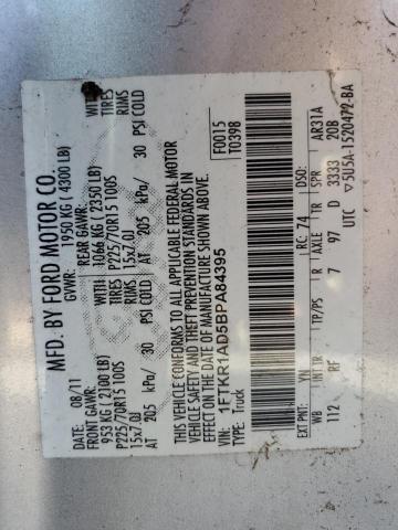 Photo 11 VIN: 1FTKR1AD5BPA84395 - FORD RANGER 