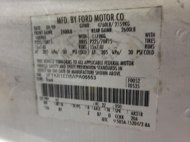 Photo 9 VIN: 1FTKR1ED8APA05553 - FORD RANGER SUP 