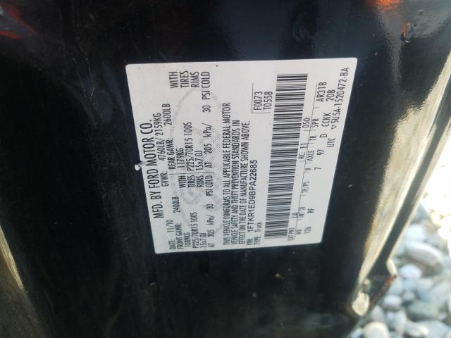 Photo 9 VIN: 1FTKR1ED9BPA22685 - FORD RANGER SUP 