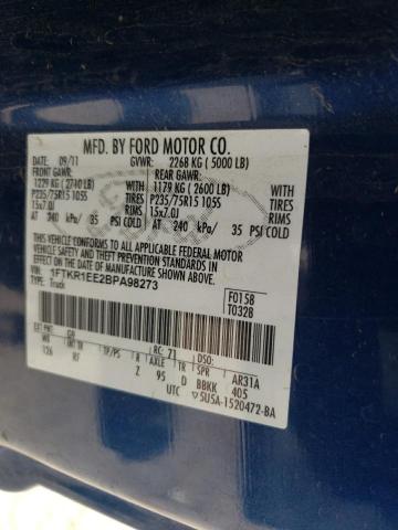 Photo 11 VIN: 1FTKR1EE2BPA98273 - FORD RANGER SUP 