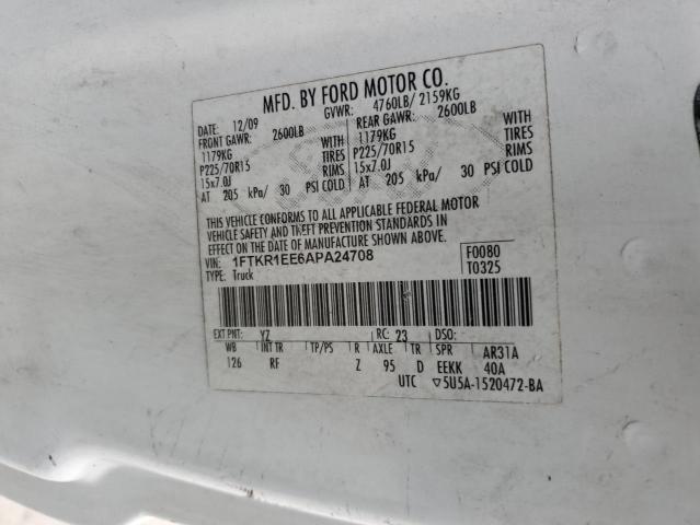 Photo 9 VIN: 1FTKR1EE6APA24708 - FORD RANGER SUP 