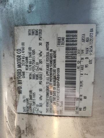 Photo 11 VIN: 1FTKR1EE9BPA69109 - FORD RANGER SUP 