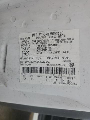 Photo 11 VIN: 1FTKR4ED8BPA76836 - FORD RANGER SUP 