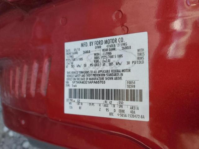 Photo 11 VIN: 1FTKR4EE1APA65703 - FORD RANGER SUP 