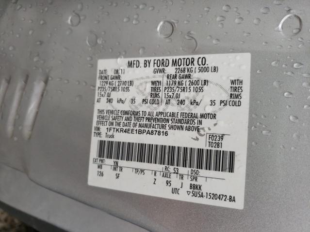 Photo 9 VIN: 1FTKR4EE1BPA87816 - FORD RANGER SUP 