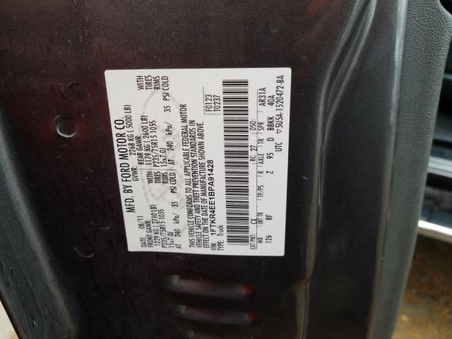 Photo 9 VIN: 1FTKR4EE1BPA91428 - FORD RANGER SUP 