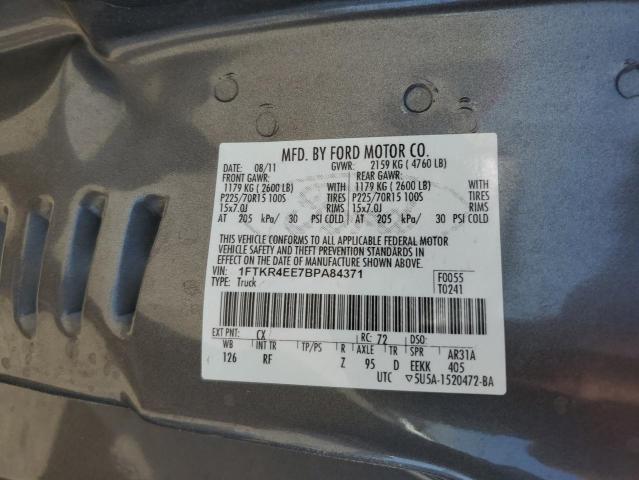 Photo 12 VIN: 1FTKR4EE7BPA84371 - FORD RANGER 