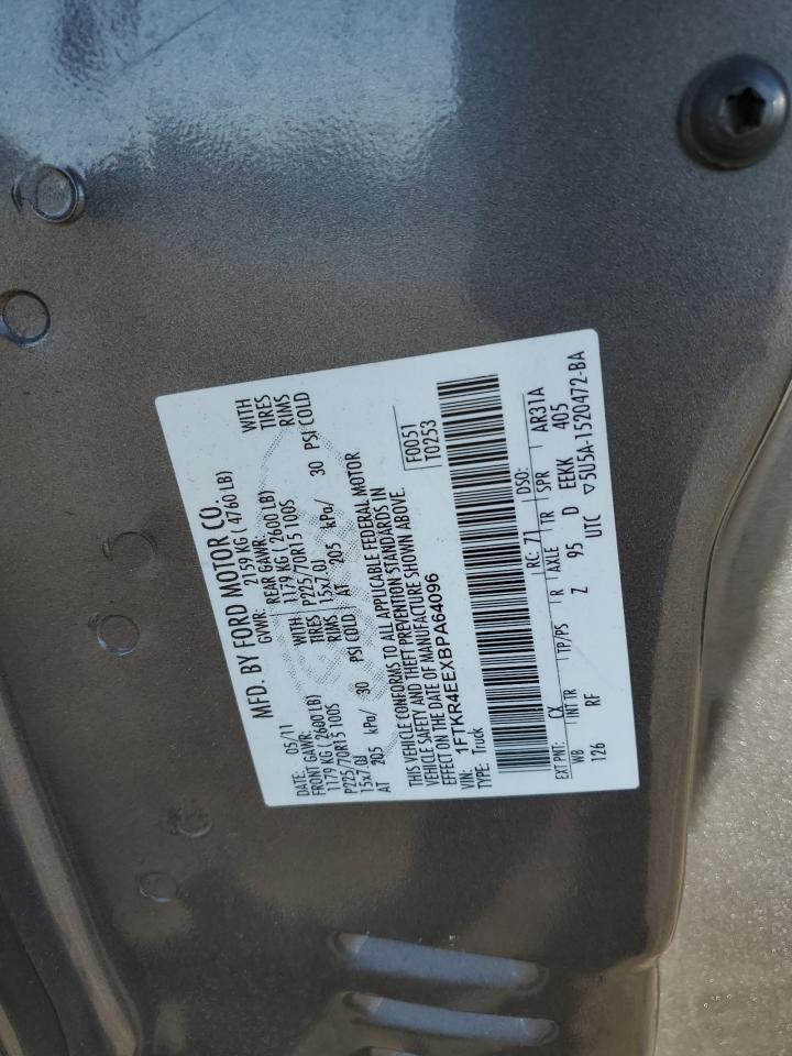 Photo 11 VIN: 1FTKR4EEXBPA64096 - FORD RANGER 