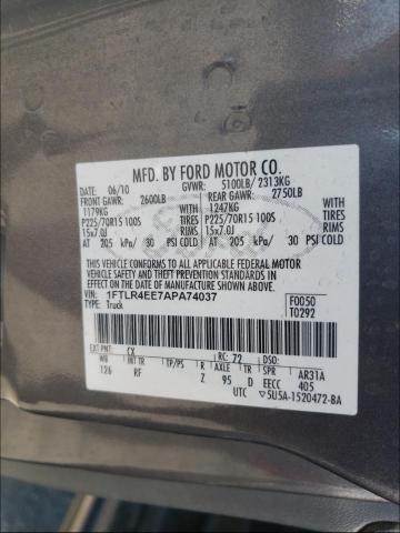 Photo 9 VIN: 1FTLR4EE7APA74037 - FORD RANGER SUP 