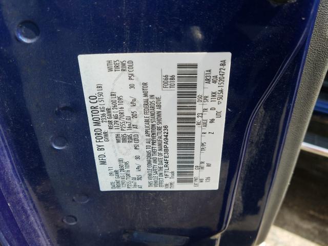 Photo 9 VIN: 1FTLR4FE3BPA94236 - FORD RANGER SUP 