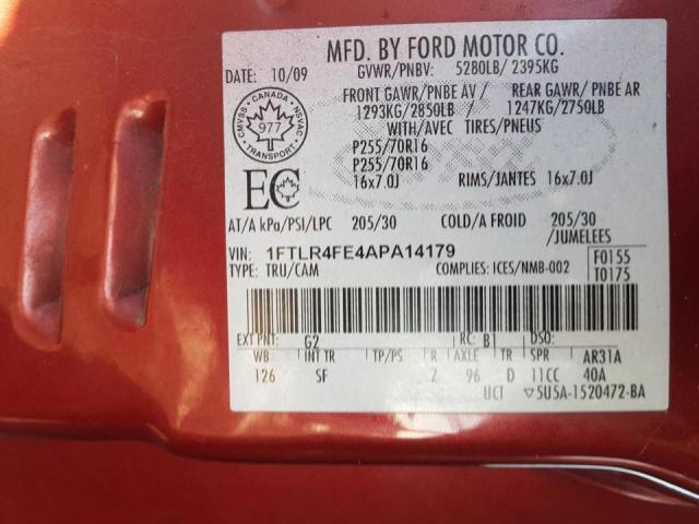 Photo 8 VIN: 1FTLR4FE4APA14179 - FORD RANGER SUP 