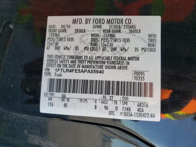 Photo 9 VIN: 1FTLR4FE5APA55940 - FORD RANGER SUP 