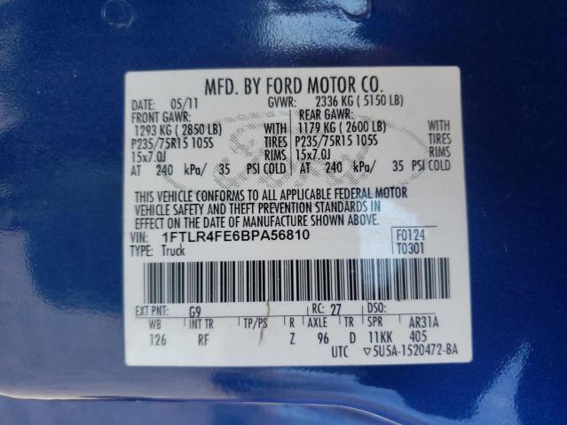 Photo 9 VIN: 1FTLR4FE6BPA56810 - FORD RANGER SUP 