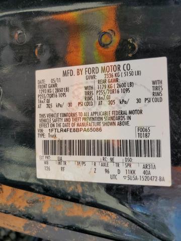 Photo 11 VIN: 1FTLR4FE8BPA65086 - FORD RANGER SUP 