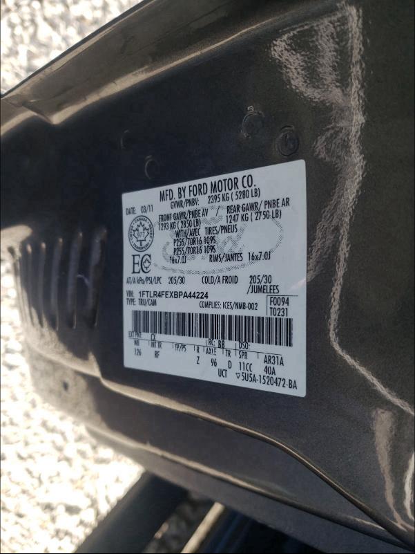 Photo 9 VIN: 1FTLR4FEXBPA44224 - FORD RANGER SUP 