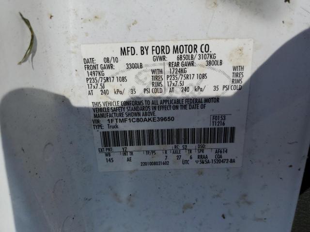 Photo 11 VIN: 1FTMF1C80AKE39650 - FORD F150 