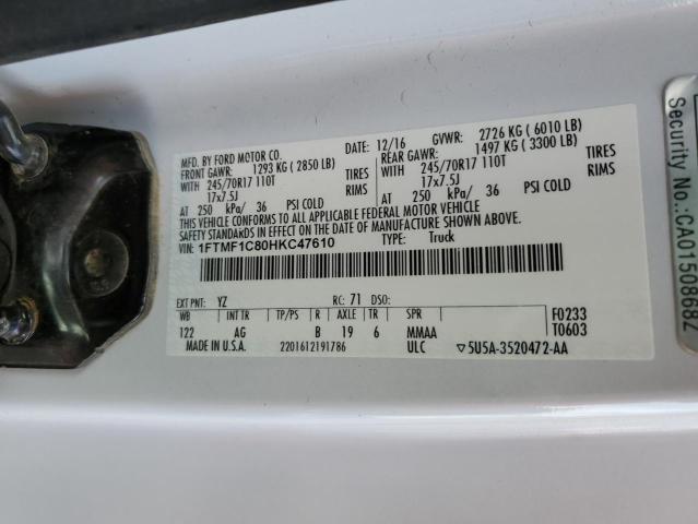 Photo 9 VIN: 1FTMF1C80HKC47610 - FORD F150 