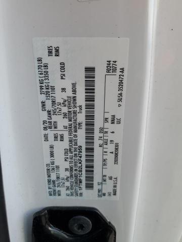 Photo 11 VIN: 1FTMF1CB2LKF47959 - FORD F150 