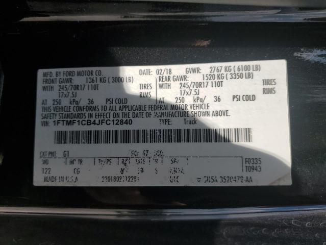 Photo 12 VIN: 1FTMF1CB4JFC12840 - FORD F150 